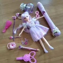 もえちゃん 人形本体 小物セット パープル