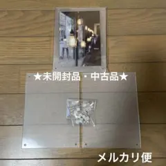 未開封品・中古品 フォトフレーム ポストカードサイズ 半透明 縦横兼用 3セット