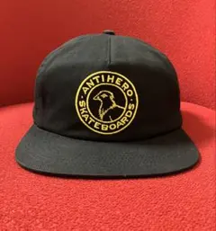 希少 90s 初期 ANTI HERO キャップ 青 USA製 skate レア 希少 90s 初期 ANTI HERO キャップ 青 USA製 skate レア