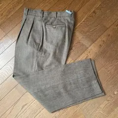 【訳あり】 NEWYORKER ウール100% ブラウン　スラックス A6