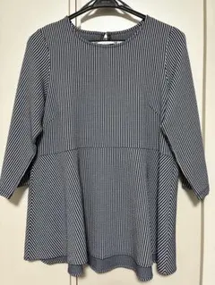 グリーンレーベル リラクシング サッカープルオーバー　カットソー　コバルトブルー