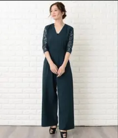未使用　LACE LADIES オールインワンのサムネイル