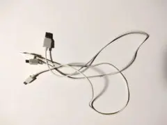 ケーブル USB-A to Lightning ホワイト　2本セット　充電専用