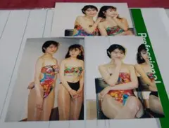 レースクイーン 写真 はがきサイズ 3枚 リゲイン アイドル タレント