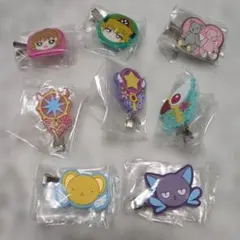カードキャプターさくら　カプセルヘアクリップ　コンプリート
