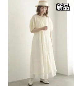 Pheeta フィータコットンボイルノースリーブロングドレス “Billi
