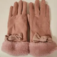 ピンク　手袋