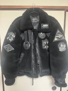 AVIREXレトロ ボア B-3 トップガン ブラック