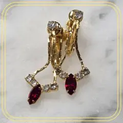 ✨SALE✨ イヤリング ゴールド クリスタル ラインストーン 新品 未使用