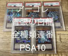 レ*読様 【全種類5連番】青眼の白龍　25th PSA10 アーコレ