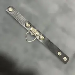 ハートモチーフ ブレスレット ブラックのサムネイル