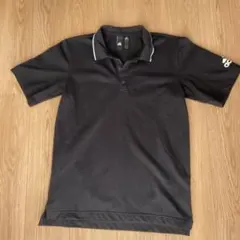 美品 adidas ブラック ポロシャツ M レディース アディダス 半袖