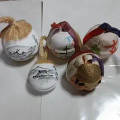 土鈴　５個　出雲大社　猪　未　竹生島神社