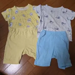 ユニクロ　パジャマ　半袖　80cm ドラえもん　セットのサムネイル