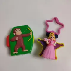 ハッピーセットおもちゃ　ピーチ おさるのジョージのサムネイル