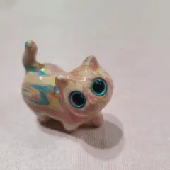 関西万博☆スーダン マーブルキャット② コモンズ ピンク系 匿名配送