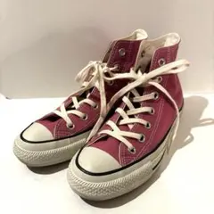 コンバース　ピンク　ハイカット　フードテキスタイル