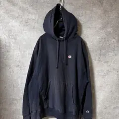 チャンピオン　champion リバースウィーブ スウェット　パーカー　紺
