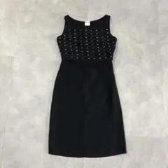 美品 RED VALENTINO ノースリーブ膝丈ワンピース サイズS相当