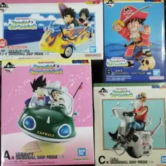 一番くじ　ラストワン賞孫悟飯＆ビーデル　A賞孫悟空＆チチ　B賞孫悟空　C賞亀仙人