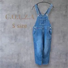 Y018 コルザ オーバーオール S サロペット ブルー デニム