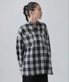 新品 LEPSIM 刺繍ワッシャー開襟シャツ - メルカリ
