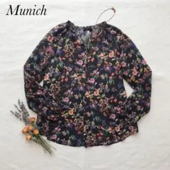 Munich ミューニック 花柄 長袖 ブラウスのサムネイル