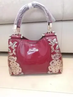 【新品未使用】ハンドバッグ レディース 赤 レッド