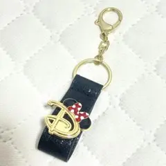 ディズニー　ミニー　カチューシャホルダーキーホルダー
