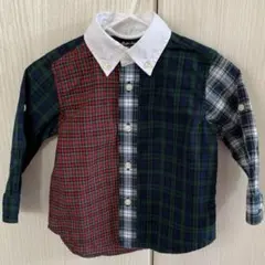 Ralph Lauren 12M 長袖チェックシャツ