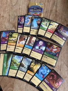 Disney Lorcana トレーディングカードセット 18枚