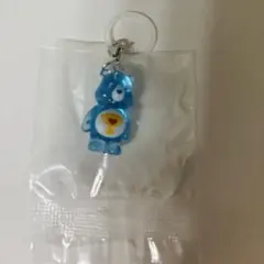 ケアベア　クリアマスコットチャーム2 　Champ Bear