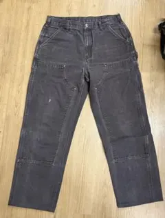 Carhartt ダブルニー グレー W34 L32 メキシコ製 - メルカリ