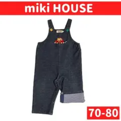 miki HOUSE/ミキハウス サロペット 折り返し size70-80