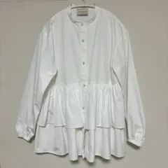 UNITED ARROWS ティアードシャツ ホワイト36のサムネイル