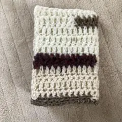 ハンドメイド　ブックカバー　文庫本　かぎ針　編み物　北欧
