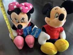 激レア⭐︎レトロミッキー・ミニー ぬいぐるみセット 約25cm