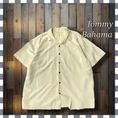 Tommy Bahamaトミーバハマ シルク ジャガード織半袖 無地アロハシャツのサムネイル