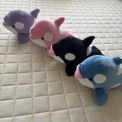 お値下げ！須磨水族館　シャチ ぬいぐるみ 4色セット