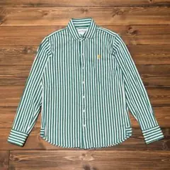 ジャックバニー by パーリーゲイツ ストライプ ストレッチ シャツ 4