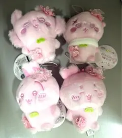 ちいかわ　ぬいぱれっとさくらいろマスコット　全4種　コンプリート