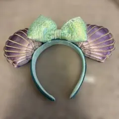 ディズニー　アリエル　ミニーカチューシャ