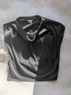 H&М/ダークグレーのルーズフィットベスト レディース　秋・冬　XL