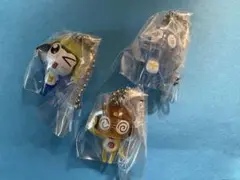 ケロロ軍曹　マスコット&グミ　タママ　クルル　ドロロ　クリアver. 3つセット