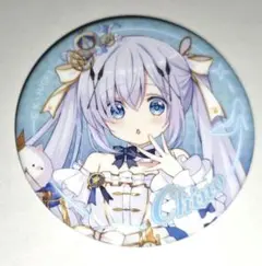 ごちうさ チノ 缶バッジ アトレ秋葉原 コンカフェ - メルカリ