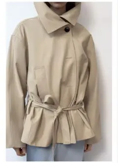 未使用　ZARA ザラ　ショートトレンチコートM