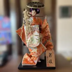 豪華セット】人形の久月 藤娘 日本人形 ミニ鼓 サンリオ飾り羽子板 美