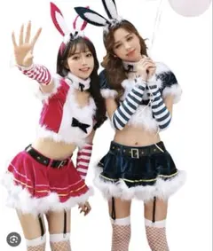 Malymoon サンタ コスプレ バニーガール レッド - メルカリ