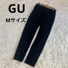 GU ジーユー クロップドレギンスパンツ Mサイズ ブラック レディース