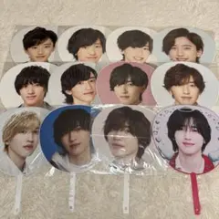 なにわ男子 道枝駿佑 うちわ歴代 全種 12枚まとめ売りセット